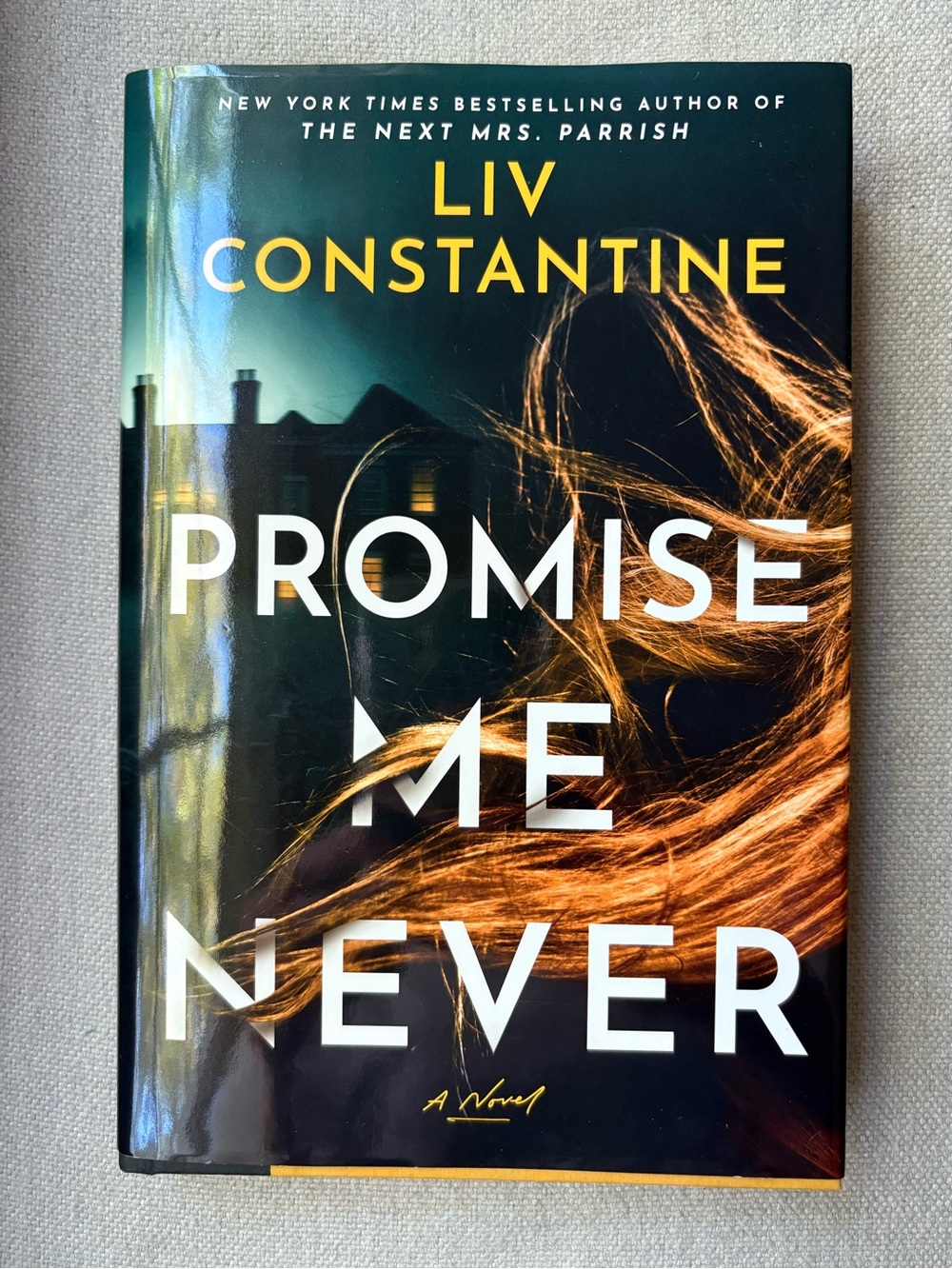 📖 Promise Me Never by Liv Constantine Hardcover Novel 📖